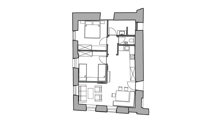 Apartmán Pfarrhofbauer Sankt Martin bei Lofer Pokoj fotografie